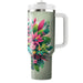 Vivid Tropical Flora  Tumblers With Lids