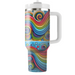 Whimsical Rainbow Swirls  Unique Tumblers