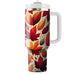 Festive Autumn Leaves  Decorative Tumblers