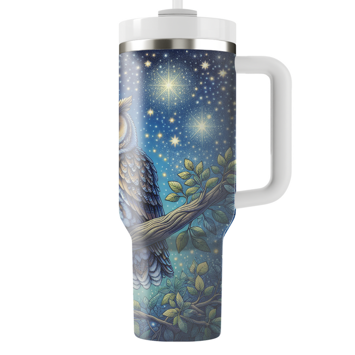 Magical Forest Owl  Tumblers With Lids