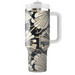 Art Deco Fan Pattern Tumbler Cups