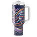 Retro Abstract Waves  Custom Tumblers