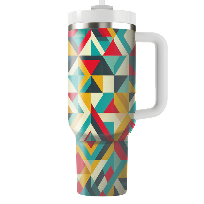 Retro Triangular Pop  Unique Tumblers