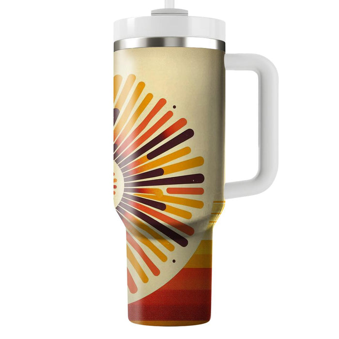 Vintage Sunburst  Custom Tumblers