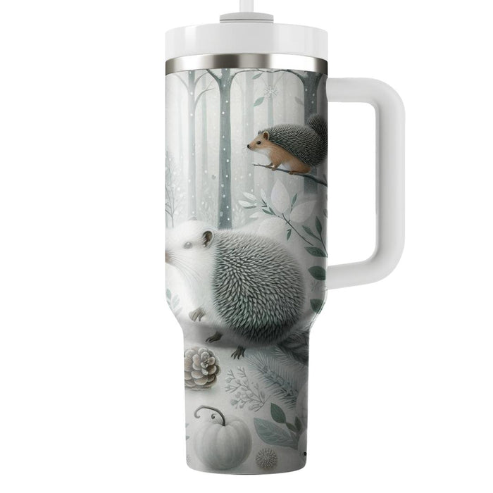 Winter Woodland Animal  Decorative Tumblers