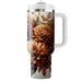 Autumn Floral Cascade  Tumbler Cups