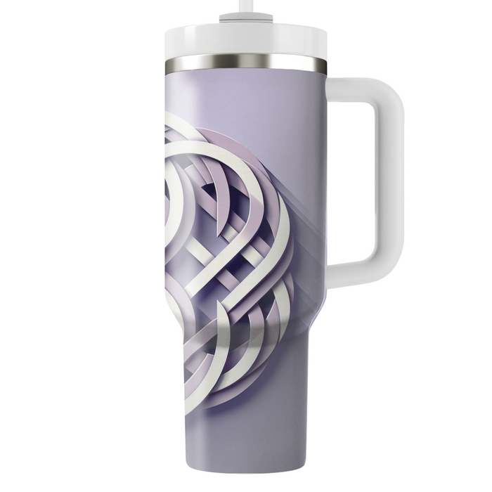 Twisted Ribbon Pattern  Insulated Tumblers