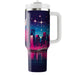 Synth City Skyline  Personalized Tumblers