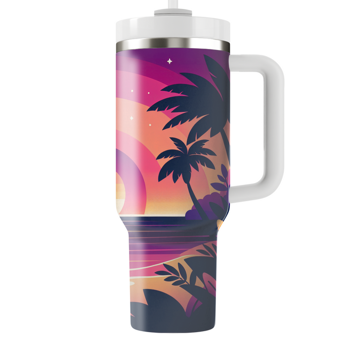 Tropical Sunset Vibes  Tumblers For Gifts