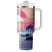 Tropical Sunset Grid  Insulated Tumblers