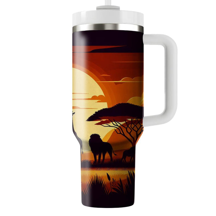 Bold Safari Adventure  Personalized Tumblers