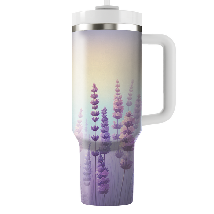 Sunkissed Lavender Fields  Tumblers With Lids