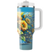 Summer Sunflower Delight  Personalized Tumblers