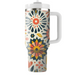 Sunny Radiance Pattern  Custom Tumblers