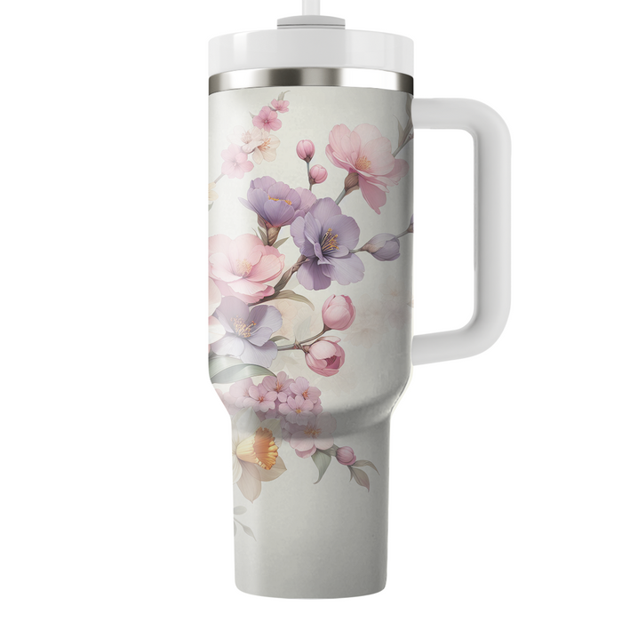 Blossom Reverie  Personalized Tumblers