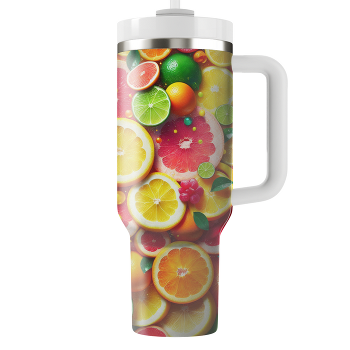 Summer Citrus Delight  Personalized Tumblers