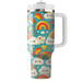 Whimsical Rainbow Patterns  Decorative Tumblers