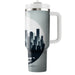 Urban Skyline Silhouette  Decorative Tumblers