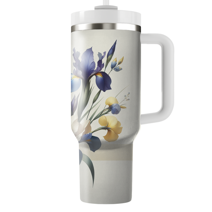 Blooming Iris Wonder  Insulated Tumblers