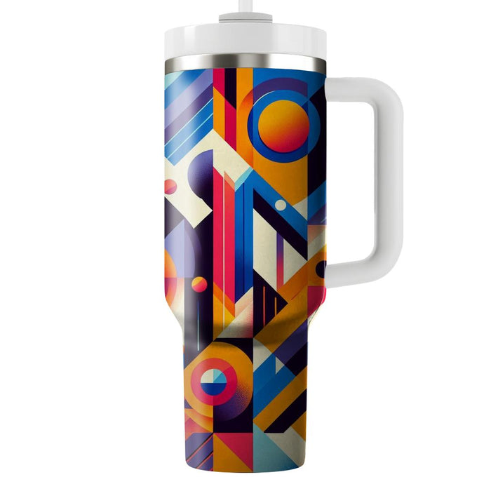 Artistic Geometric Patterns  Tumblers With Lids