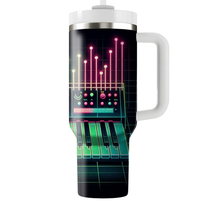 Synthesizer Spectrum  Tumblers With Lids