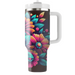 Bold Floral Retro  Tumbler Cups