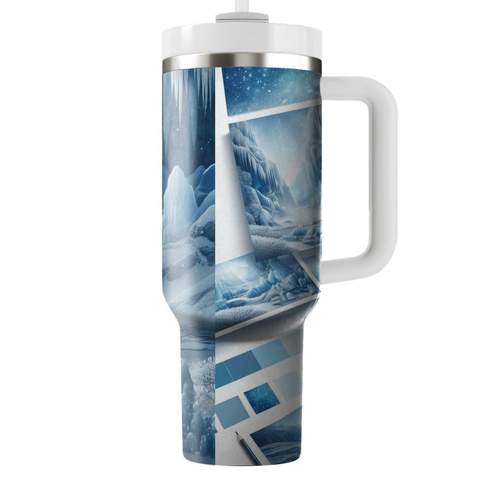 Winter Glacial Beauty  Tumbler Cups