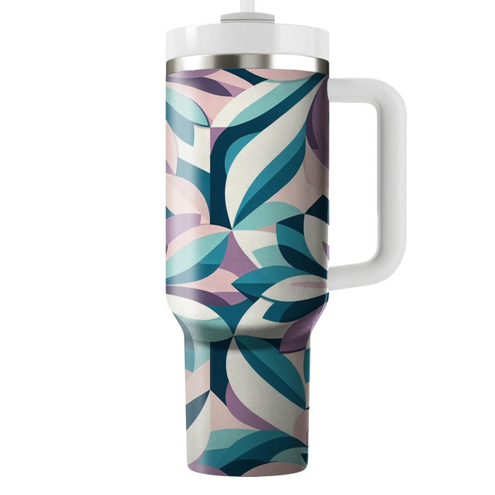 Abstract Geometric Flower Petal  Decorative Tumblers