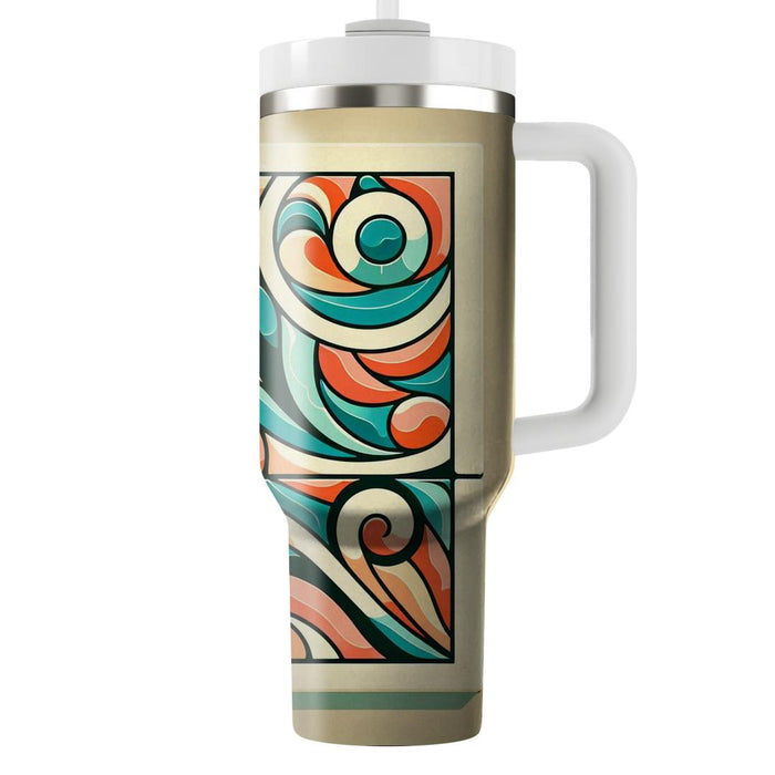 Retro Mosaic Tiles  Travel Tumblers