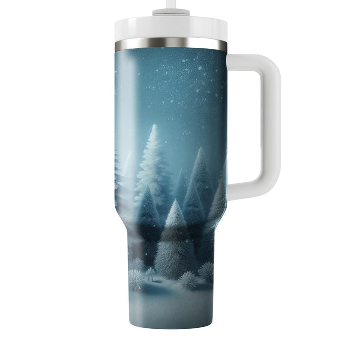 Winter Frosted Glimmer  Tumblers For Gifts