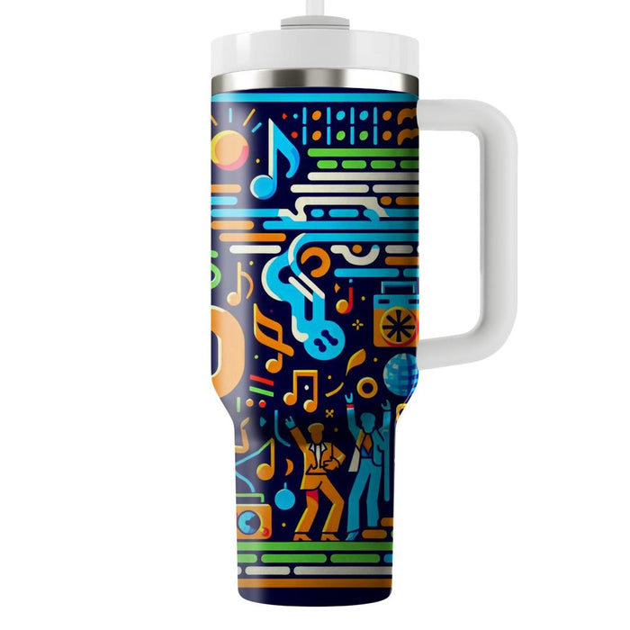 Retro Groove  Insulated Tumblers