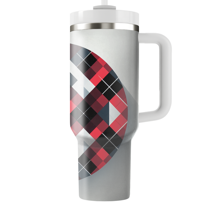 Bold Argyle Pattern  Unique Tumblers