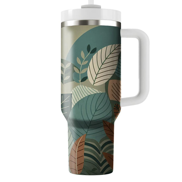 Organic Leaf Patterns  Travel Tumblers