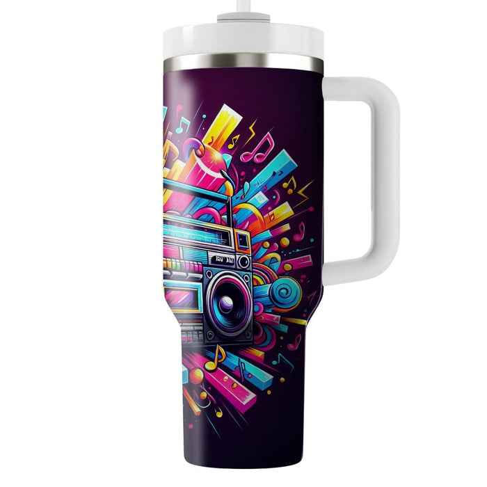 Boom Box Blast  Tumblers With Lids