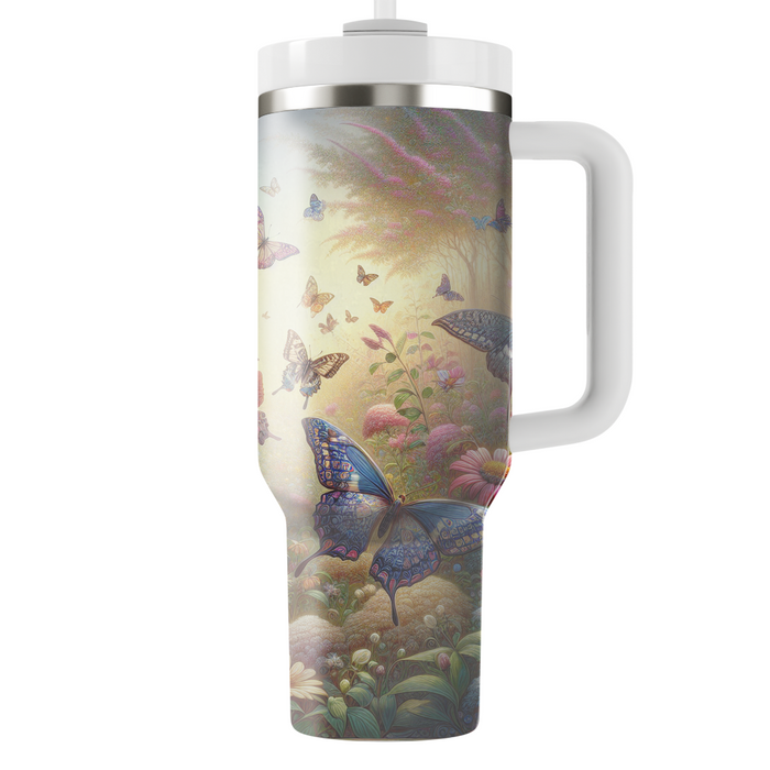 Artistic Butterfly Garden  Tumbler Cups