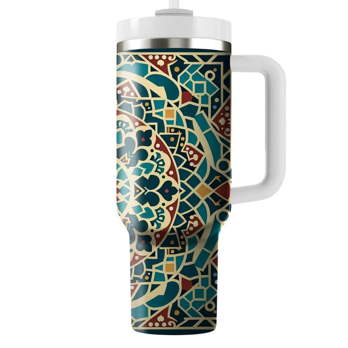 Exotic Moroccan Tile  Travel Tumblers