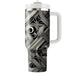 Sophisticated Crosshatch Pattern  Custom Tumblers