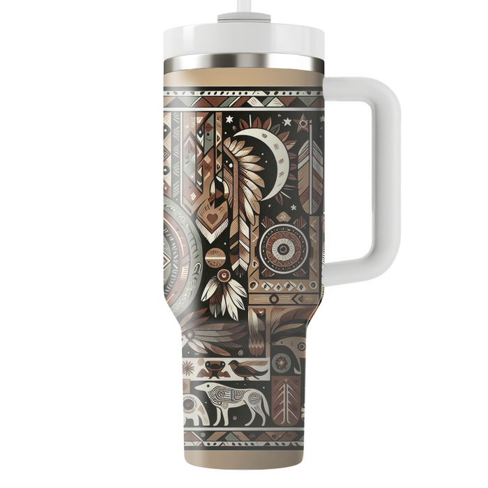 Timeless Wisdom - Indigenous Peoples Day  Custom Tumblers