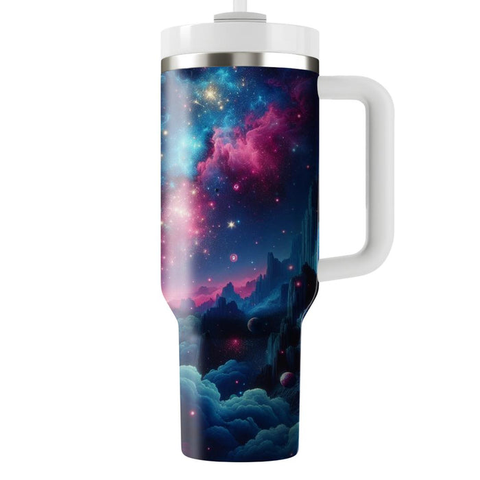 Galactic 80s  Personalized Tumblers