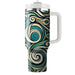 Artful Spiral Pattern  Custom Tumblers