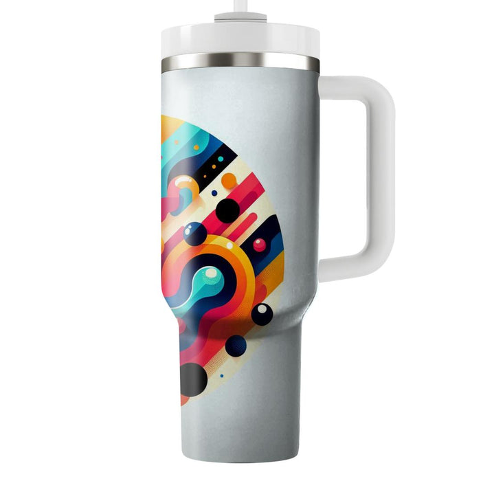 Abstract Splash Paint  Personalized Tumblers