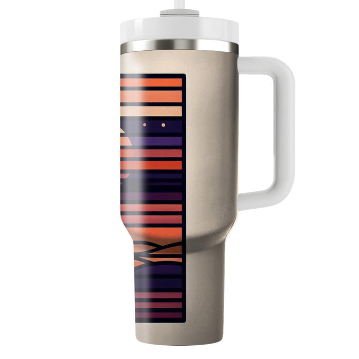 Sunset Stripe  Decorative Tumblers