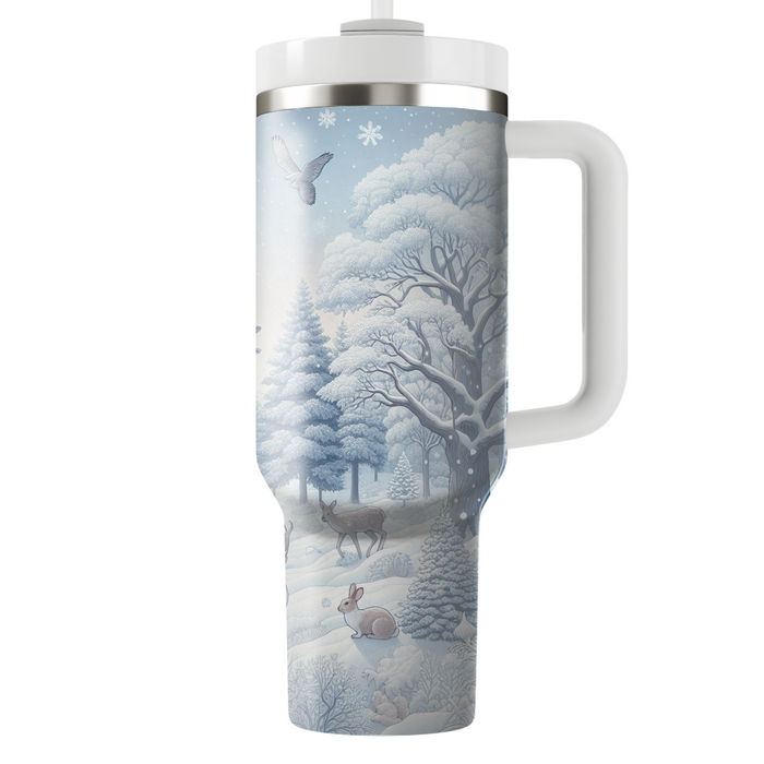 Winter Woodland Wonderland  Personalized Tumblers