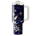 Starlit Floral Dreamscape  Unique Tumblers