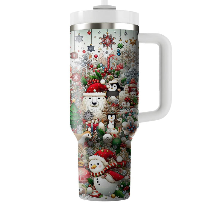 Winter Festive Wonders  Custom Tumblers