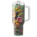 Bold Floral Burst  Custom Tumblers