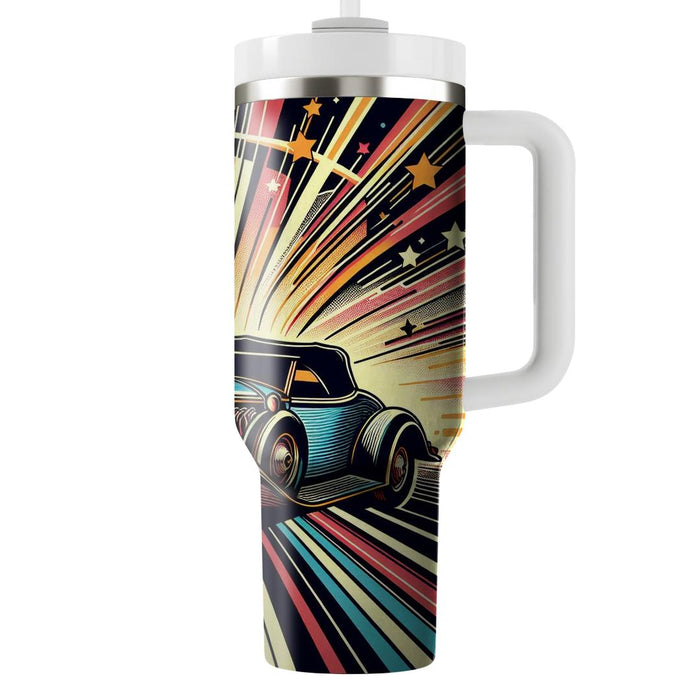 Vintage Car Graphics  Tumbler Cups