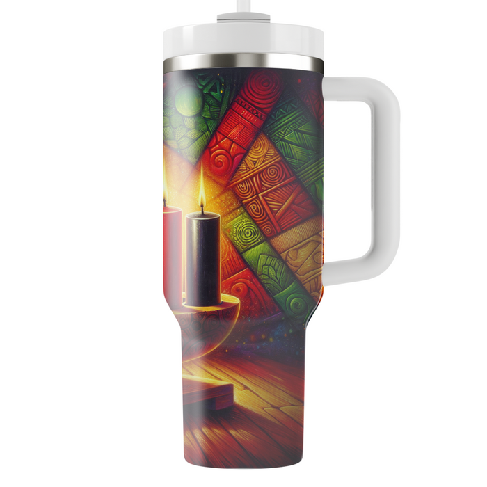 Artistic Kwanzaa Unity Tumblers With Lids