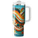 Funky Dot And Line Pattern  Personalized Tumblers