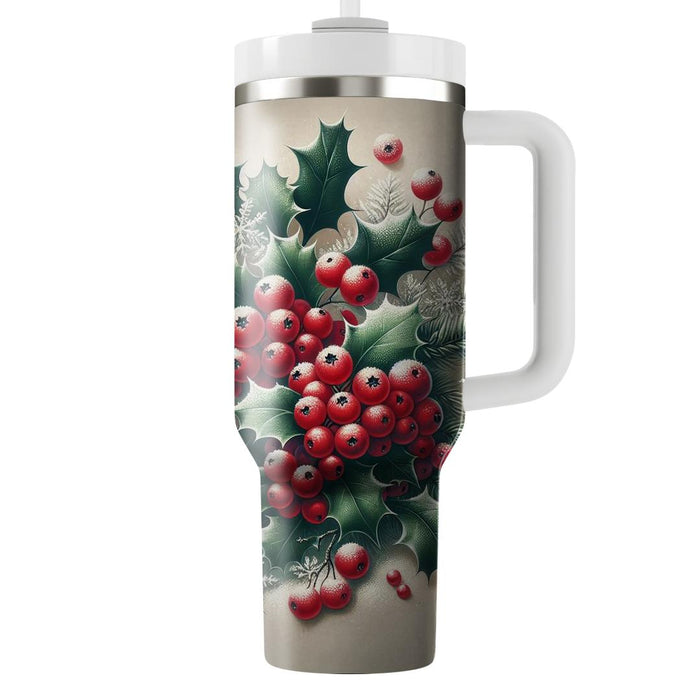 Winter Berry Bliss  Tumblers For Gifts